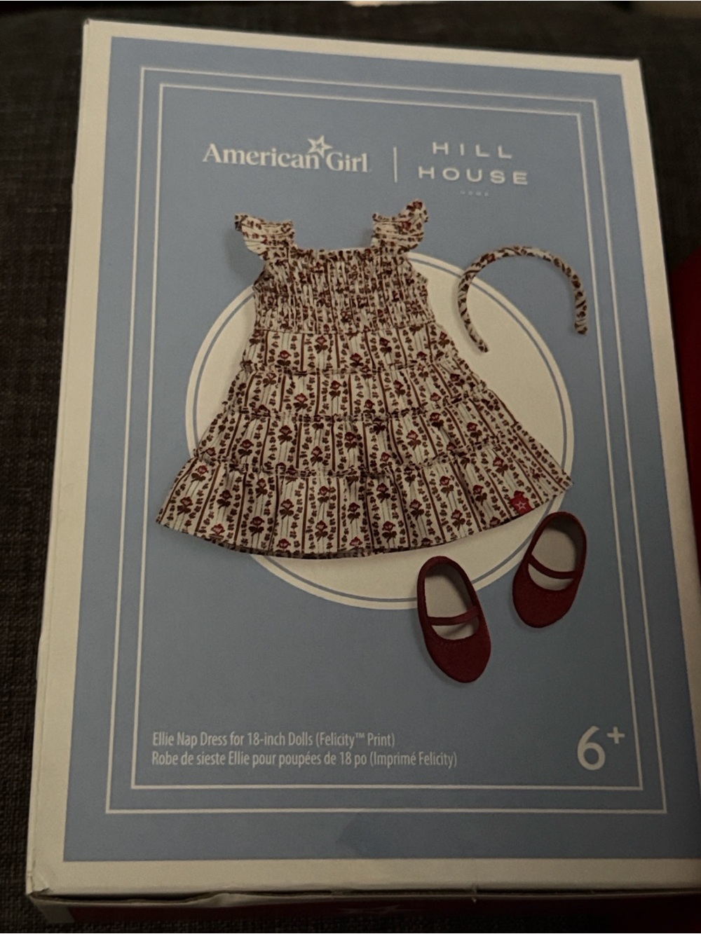 American Girl | Hill House Home (Felicity Print) Ellie Nap Dress